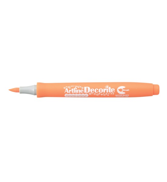 Marcadores, Decorite, Brush/Pincel, Naranja Pastel, 1 Und. 