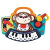 Teclado DJ Monkey, con Música, Efectos de Sonido y Micrófono, Unidad