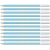 Lápices de Color Tiza Pastel, Carbothello, Cuerpo Circular, Mina 4.4 mm, Caja x 12 Und., Azul Ultramar