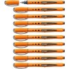 Rollerball, Worker, Punta Fina, Negro, Caja x 10 Unds.