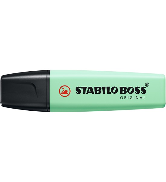 Resaltador, Boss, Punta Biselada 2.0-5.0 mm, Colores Pastel, Toque de Menta, Unidad