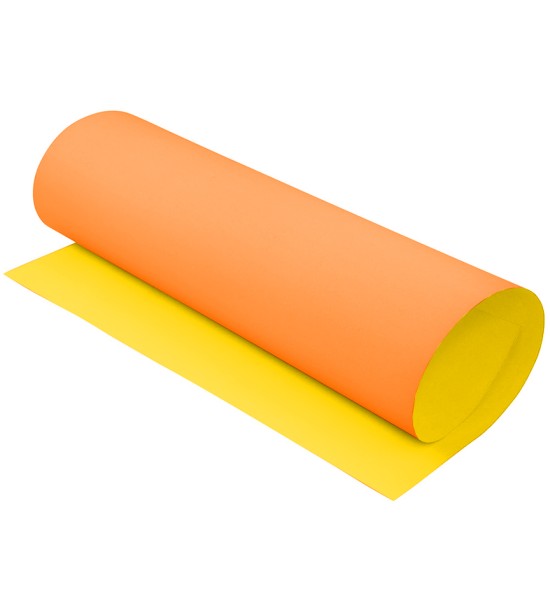 Cartulina Col. Reversible, 50 cm x 65 cm, Amarillo / Amarillo Oro, Und.