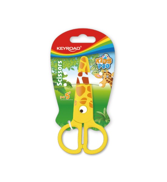 Tijeras, Nivel Inicial, 5", Kids Pro, Blister x 1 Und. (Diseños Surt.)