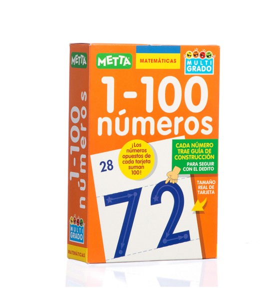 Tarjetas Educativas, Números, 60 Tarjetas, 1 Und.