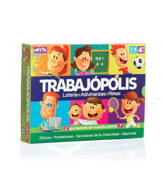 Lotería, Trabajópolis, 48 Tarjetas, (+4 años), 1 Und.