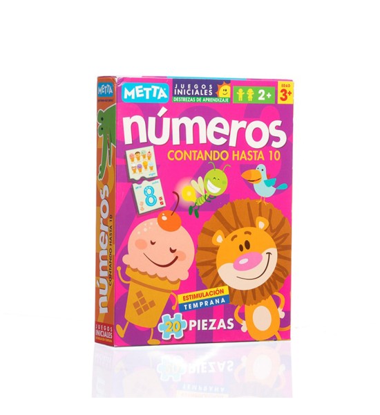 Juegos Iniciales, Números, 20 pzas, (+3 años), 1 Und.
