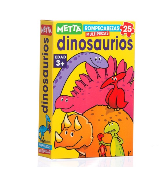 Rompecabezas, Dinosaurios, 25 piezas, (+3 años), 1 Und.