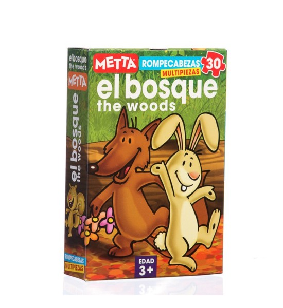 Rompecabezas, El Bosque, 30 piezas, (+3 años), 1 Und.