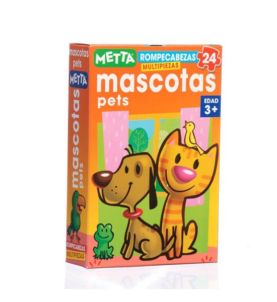 Rompecabezas, Mascotas, 25 piezas, (+3 años), 1 Und.
