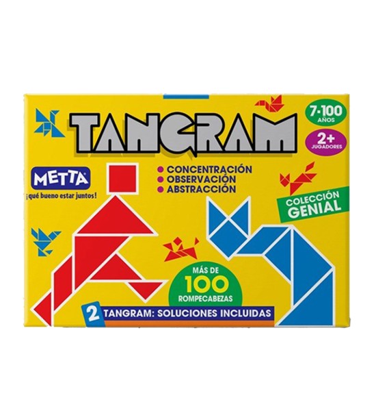 Tangram, 100 formas (+7 años), 1 Und