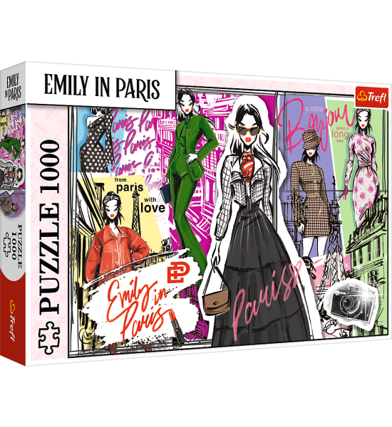 Rompecabezas - 1000 pcs - Emily in Paris: Fashion Inspirations_FSC Mix 70% / Emily in Paris