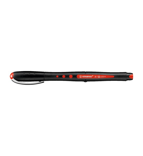 Rollerball, Bl@ck, Punta Media 0.5 mm, Rojo, Unidad