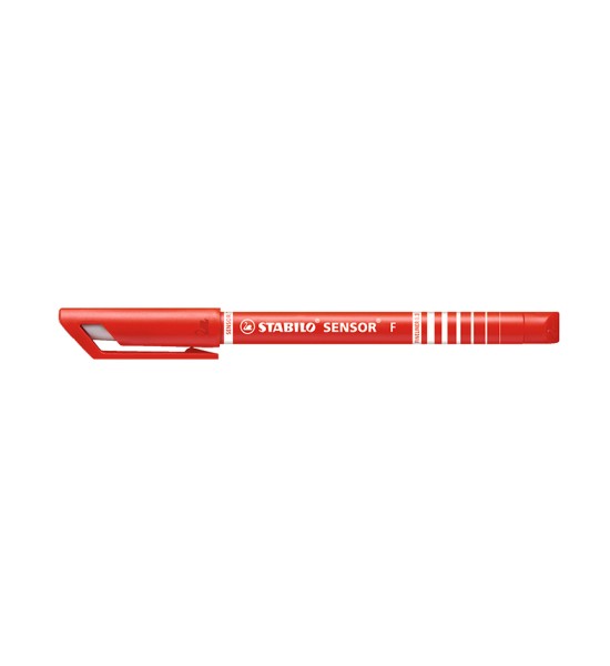 Micropunta/Felpa, Sensor, con Punta Amortiguada, Fina 0.3 mm, Rojo, Unidad