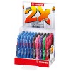 Bolígrafo Retractil, Marathon 318, Punta Fina 0.38 mm, Exhibidor x 60 Unds. 6 Colores Surtidos