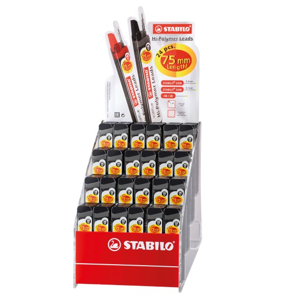 Minas para Portaminas, HB, 0.5 mm, 120 Tubos x 24 pzas. Exh x 120