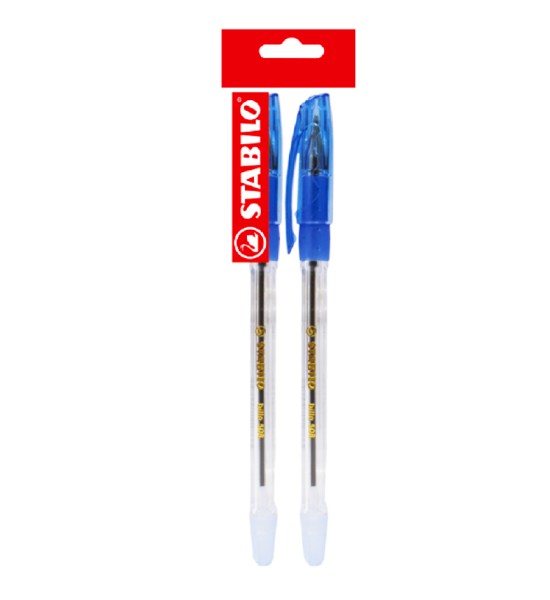 Bolígrafo, Bille 508, Punta Media 0.45 mm, Azul, Pack x 2 Unds.