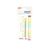 Paper Index, 50 mm x 20 mm, Blister x 6 Col. Recycled, 30 Barras x Color