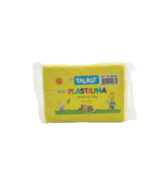Plastilina, Col. Amarillo, Block x 150 g.