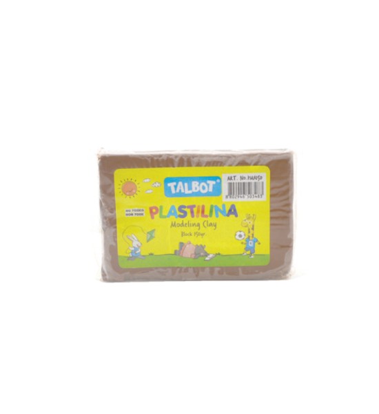 Plastilina, Col. Marrón, Block x 150 g.