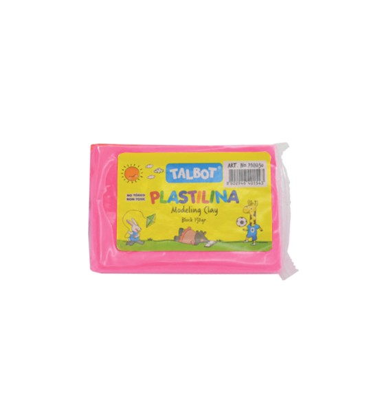 Plastilina, Col. Rosado Neón, Block x 130 g.