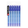 Bolígrafo, Ballpoint Pen, M, Pack x 6 Unds + 1,  Azul