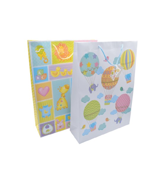 Bolsas de Regalo, Jumbo, 32.5 cm x 44.5 cm, Baby Shower, 1 Und.