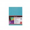 Goma Eva Glitter, Tam. Oficio, 2 mm, Pack x 10 h. Azul Turquesa
