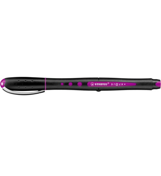 Rollerball, Bl@ck, Punta Media 0.5 mm, Magenta, Unidad