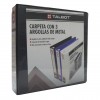 Archivador, 3 Argollas, 2.0", Tam. Carta, Negro, 1 Und.