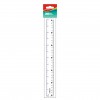 Regla Plástica, Rígida, 30 cm. (solo cm), Pack x 1 Und.